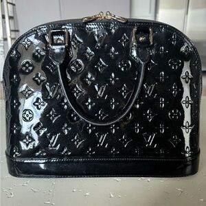Black Plastic Handbag